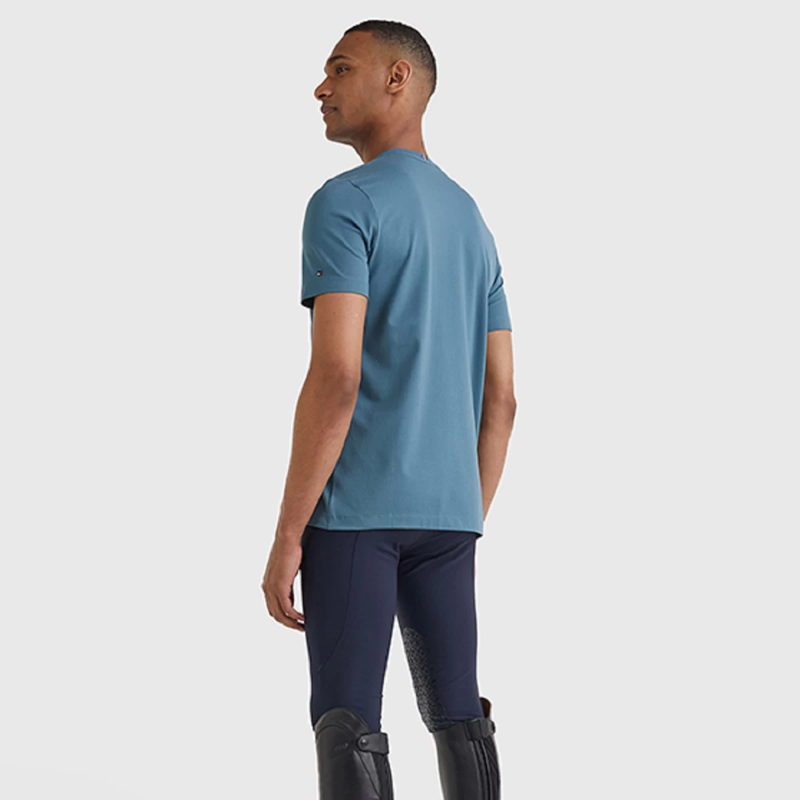 Tommy Hilfiger Men's Burned Out Logo T-Shirt - Mercury Marine-2